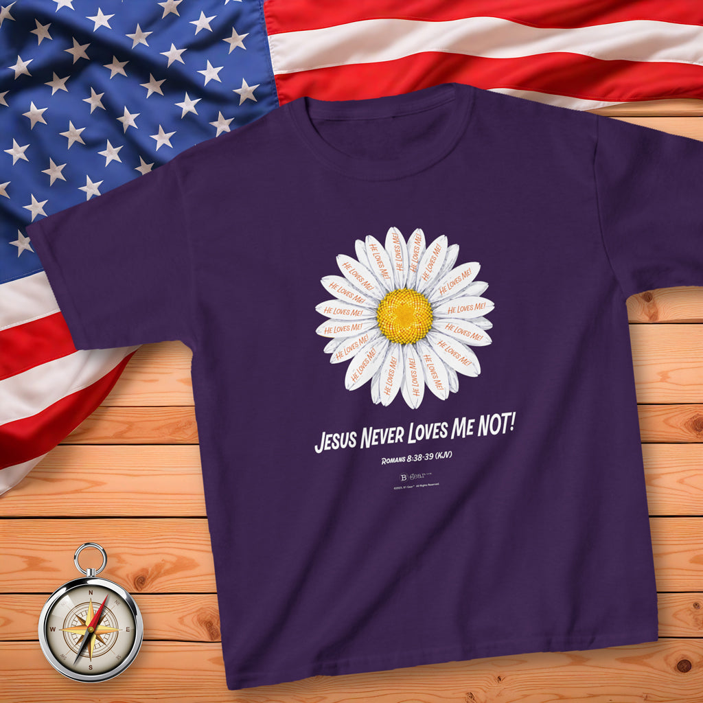 Jesus Never Loves Me Not! Kid's T-Shirt